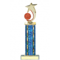 Trophies - #Basketball Shooting Star Spinner D Style Trophy